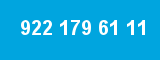 922 179 61 11